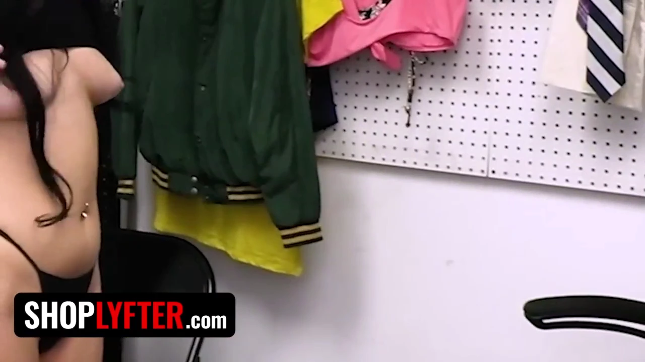 Holly's failed attempt at stealing shoes from a store porn video